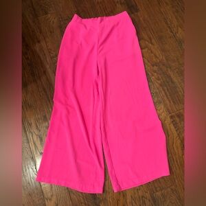 JODIFL Hot Pink Wide Leg Trousers